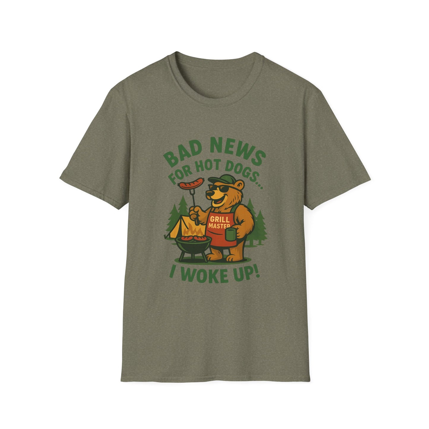 Bad News For Hot Dogs...Funny Grill Shirt