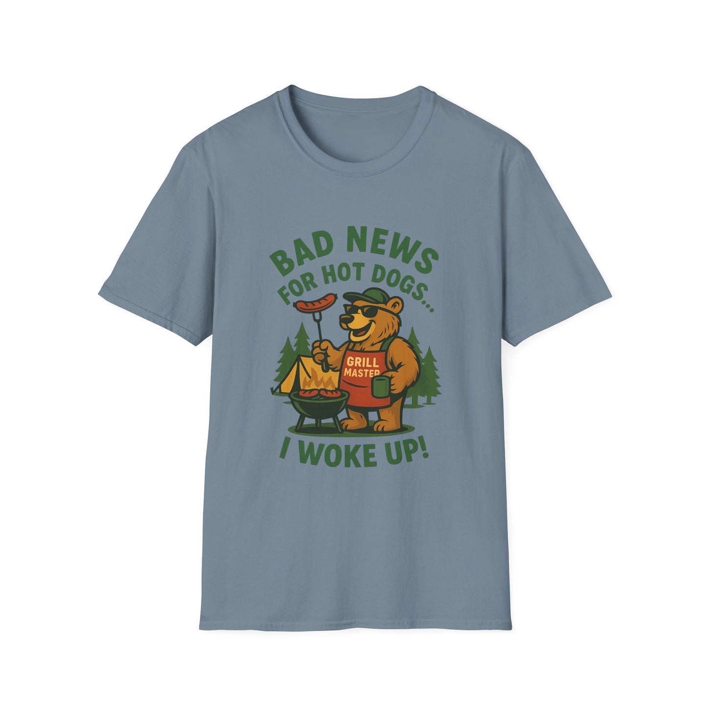 Bad News For Hot Dogs...Funny Grill Shirt