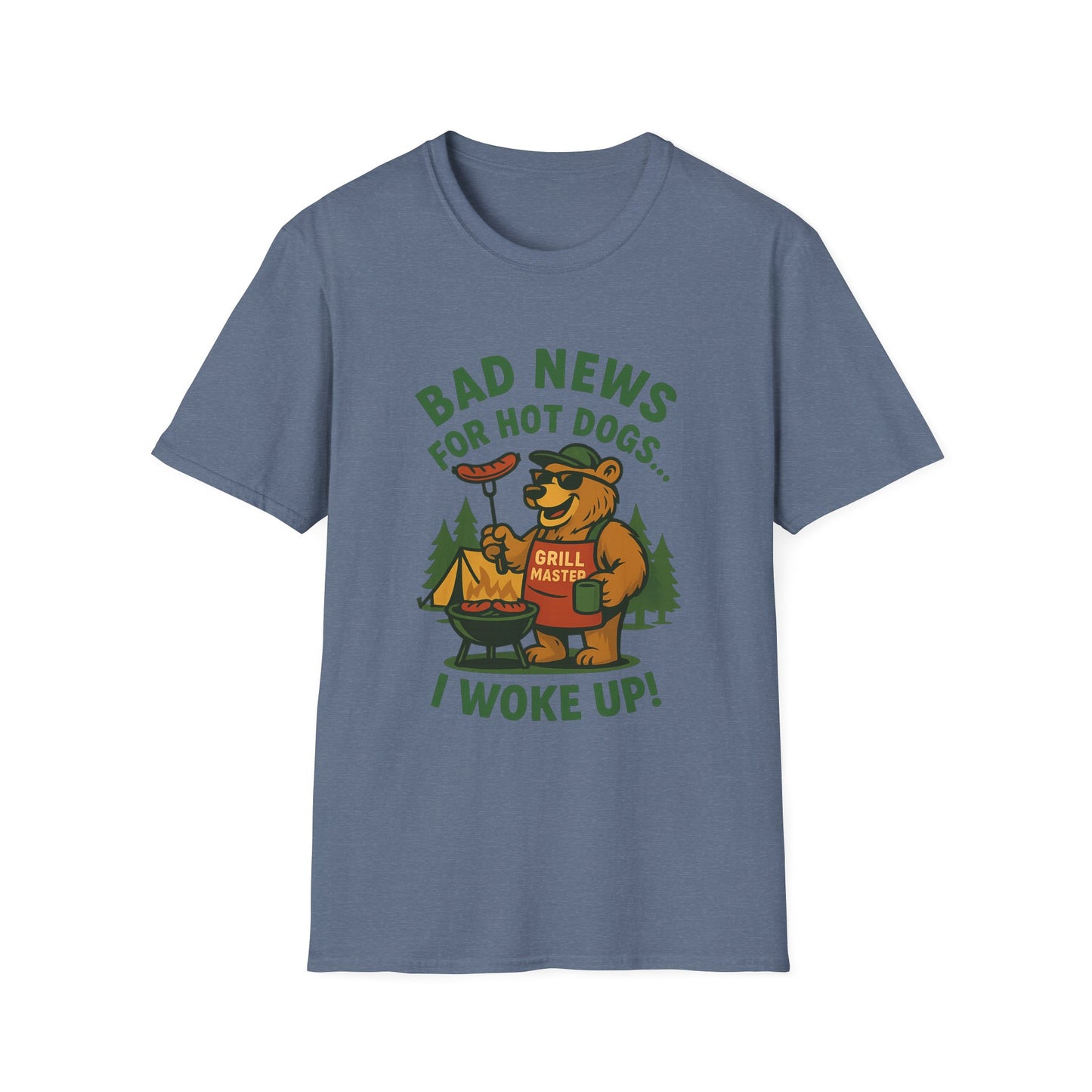 Bad News For Hot Dogs...Funny Grill Shirt