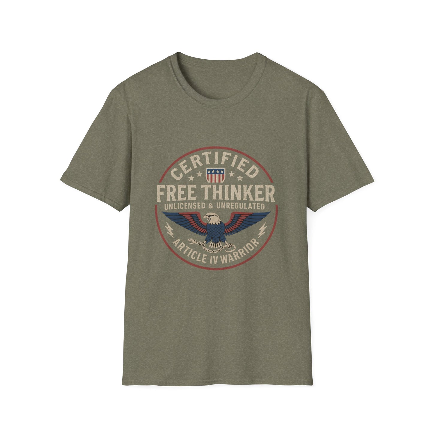 Certified Free Thinker - Article IV Warrior Tee