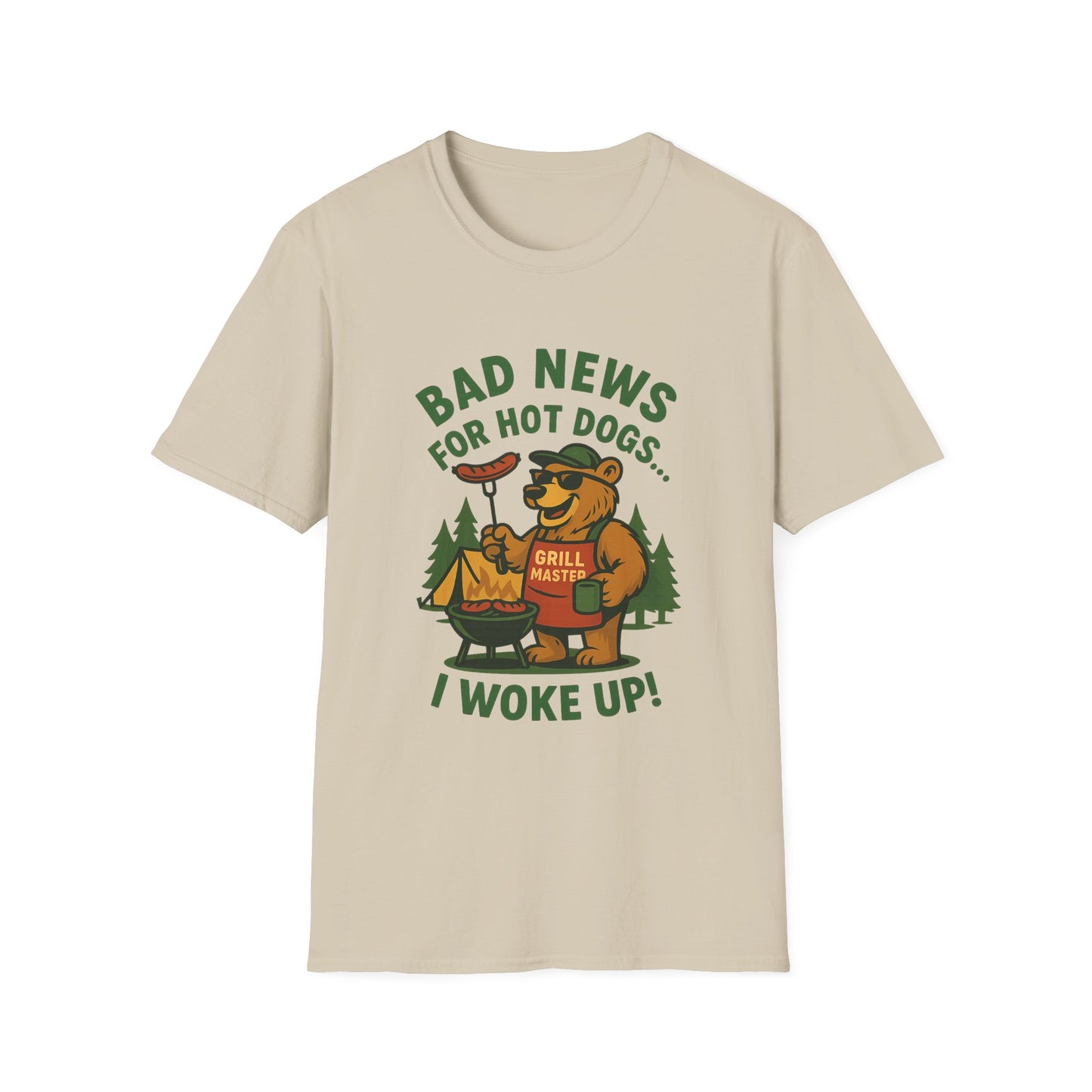 Bad News For Hot Dogs...Funny Grill Shirt