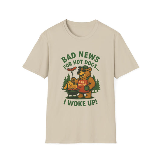 Bad News For Hot Dogs...Funny Grill Shirt