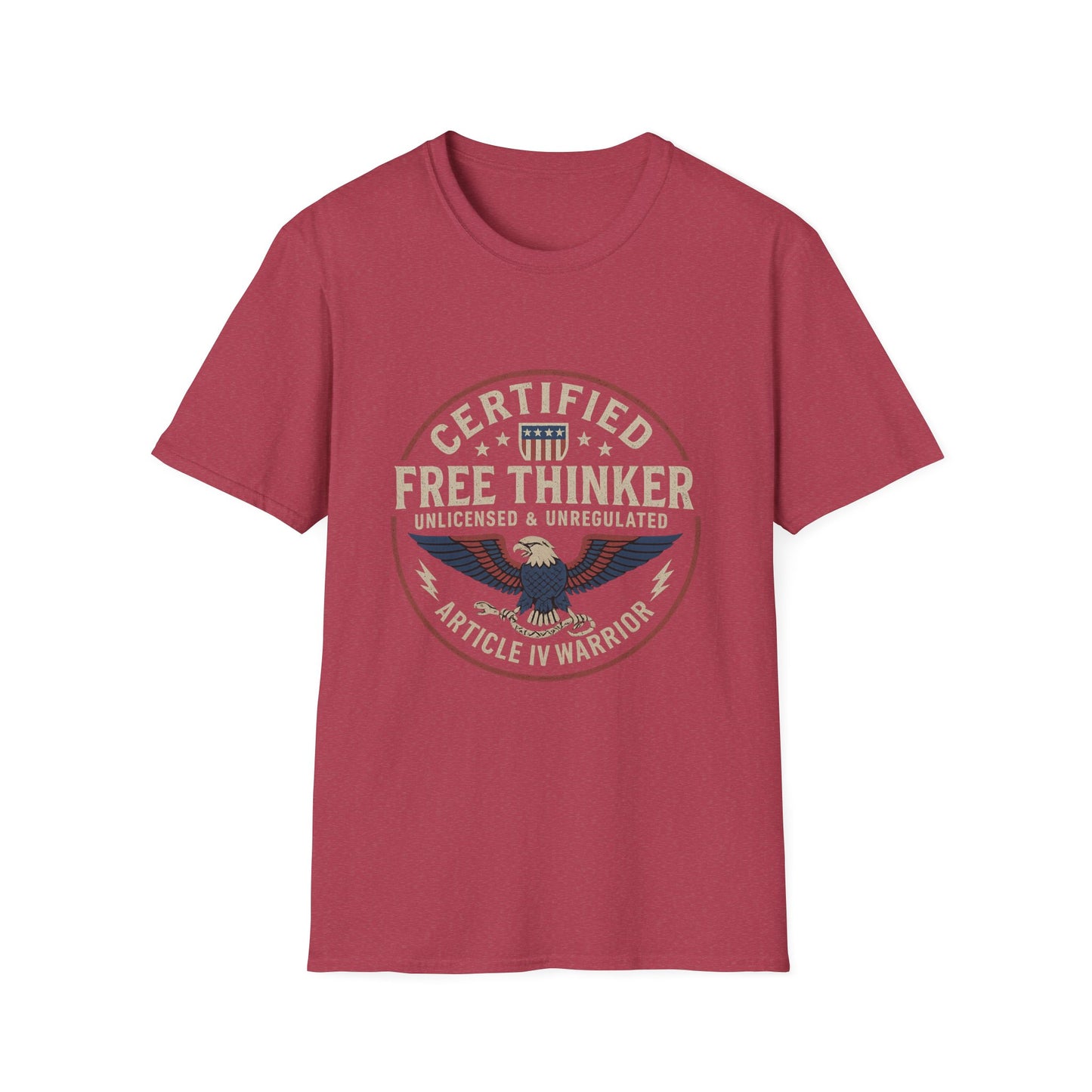 Certified Free Thinker - Article IV Warrior Tee