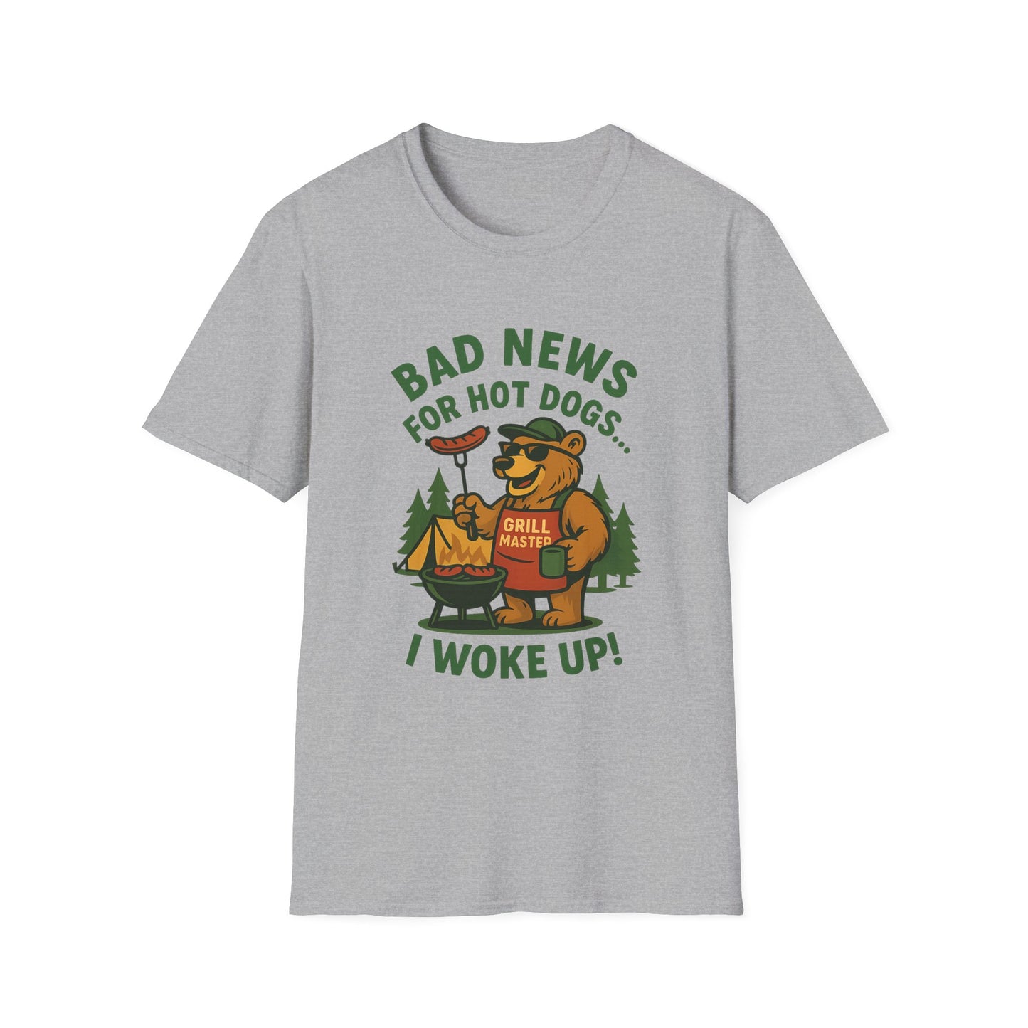 Bad News For Hot Dogs...Funny Grill Shirt