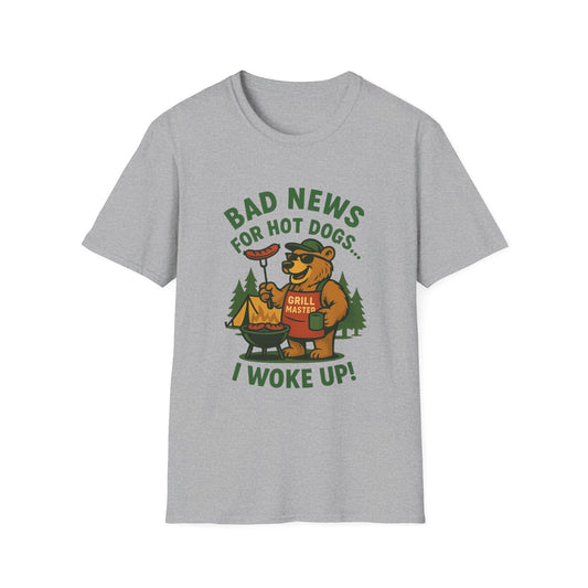 Bad News For Hot Dogs...Funny Grill Shirt
